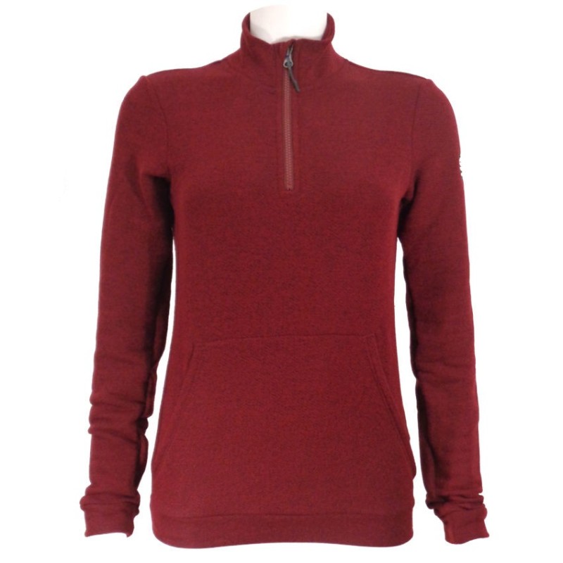 Pull chaud femme Sportful Xplore W Fleece vin rouge